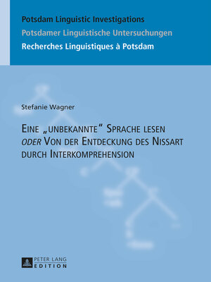 cover image of Eine «unbekannte» Sprache lesen «oder» Von der Entdeckung des Nissart durch Interkomprehension